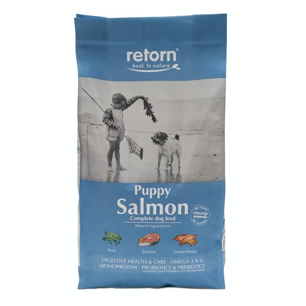 Ração Seca 100% Natural Para Cachorros de Salmão