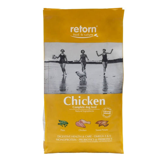 Ração Seca Frango 100% Natural para Cães, Croquete Regular