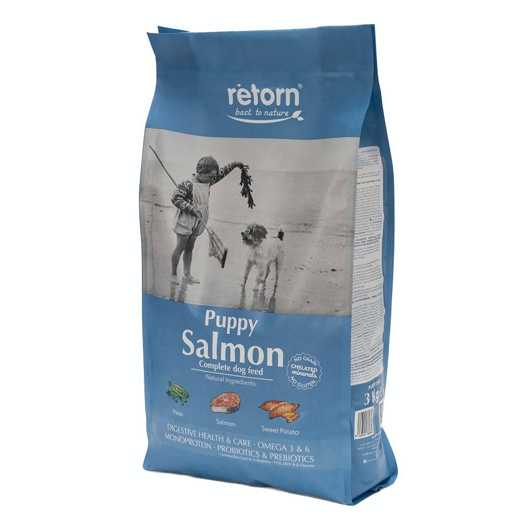 Ração Seca 100% Natural Para Cachorros de Salmão