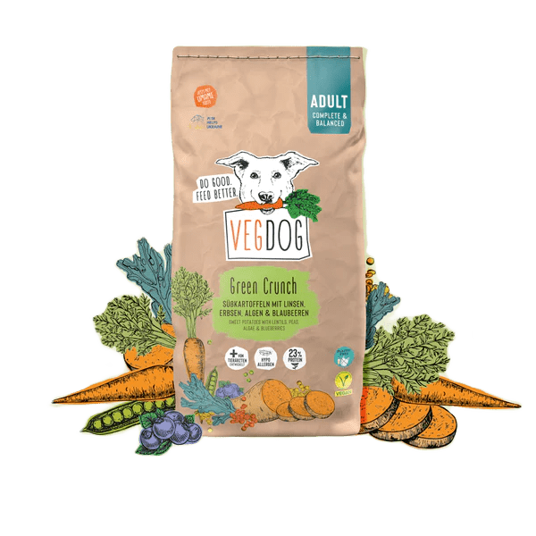 Ração Seca Vegan GREEN CRUNCH para Cães