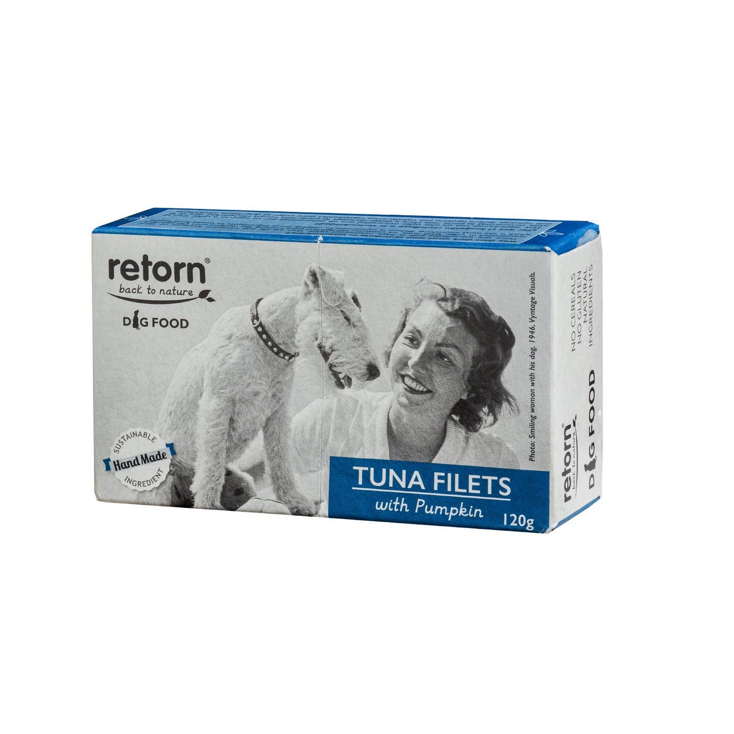 Comida Húmida Filetes de Atum Natural com Abóbora para Cães - 100% Natural e Artesanal - 120 Gr