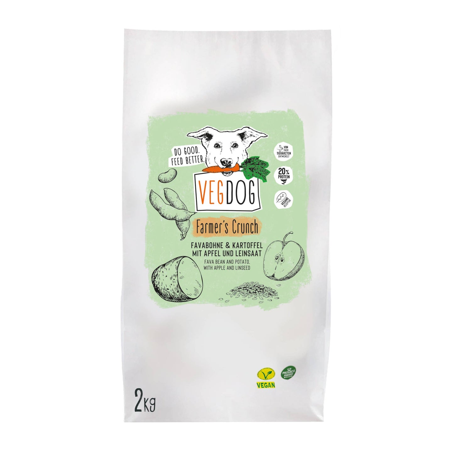 Ração Seca VEGAN FARMER’S CRUNCH para Cães