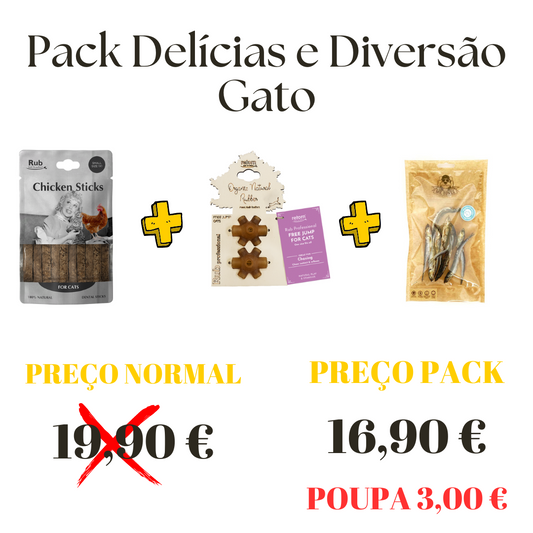 Pack Delícias e Diversão Gato