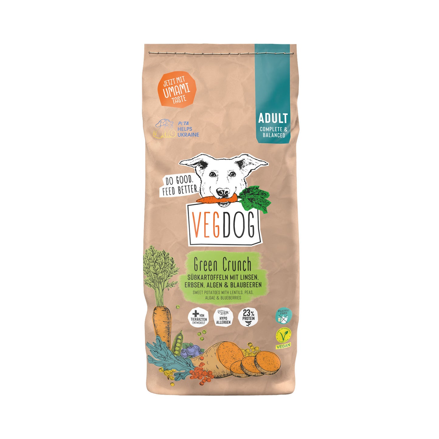 Ração Seca Vegan GREEN CRUNCH para Cães