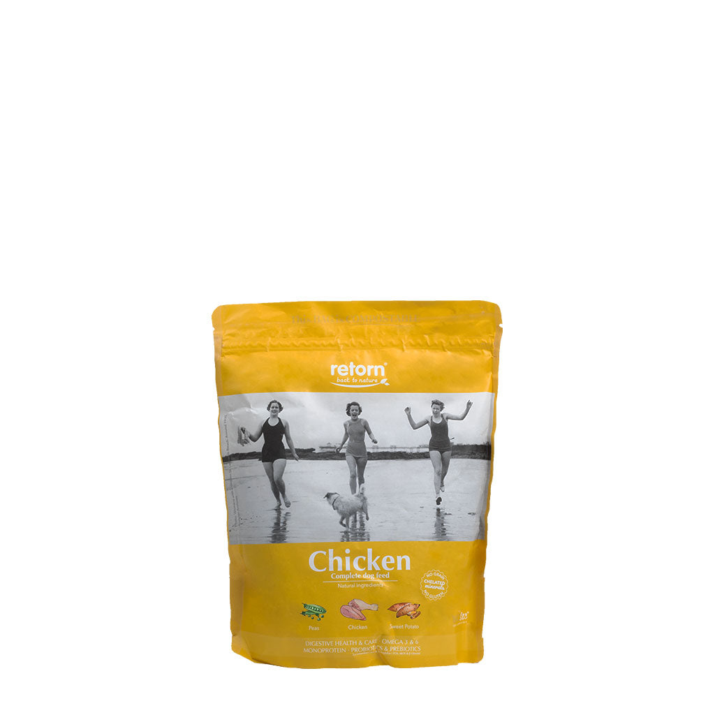 Ração Seca Frango 100% Natural para Cães, Croquete Regular