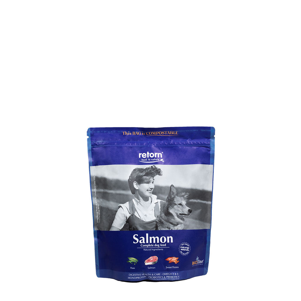 Ração Seca 100% Natural Salmão para Cães - Croquete Regular