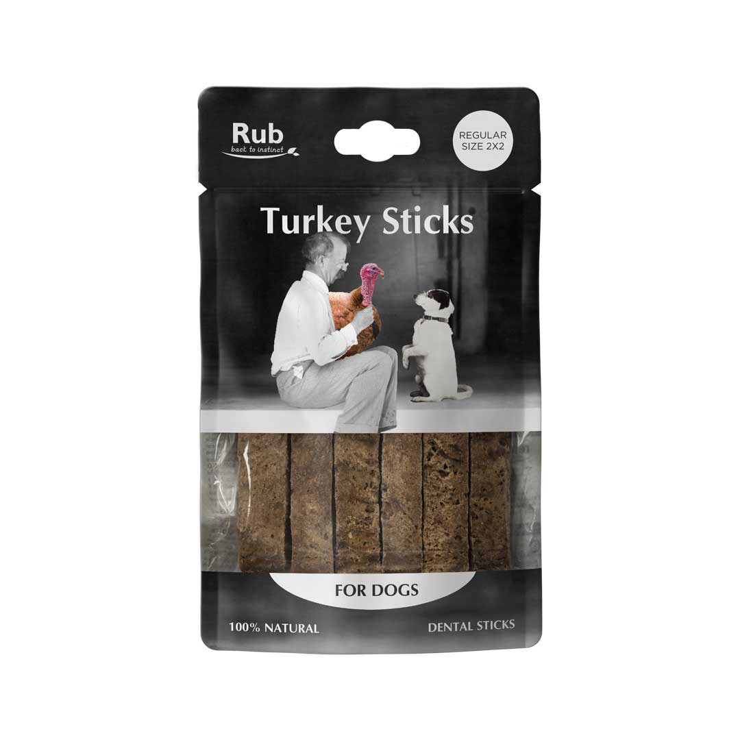 Rub Dental Stick Peru para Cães 100g - Tamanho Regular 2x2 100% Natural