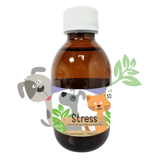 Xarope 100% Natural Anti-Stress 200mL - Cães e Gatos Abaixo de 10KG