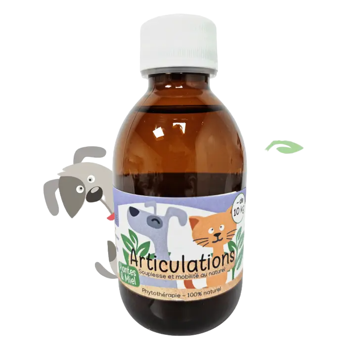 Xarope 100% Natural Articulações 200mL – Cães e Gatos Abaixo de 10kG