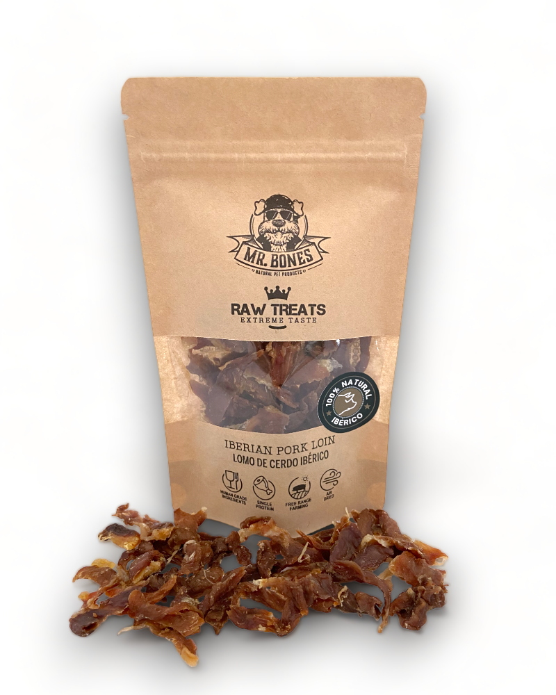 Raw Treats Porco Ibérico - Snack 100% Natural para Cães e Gatos