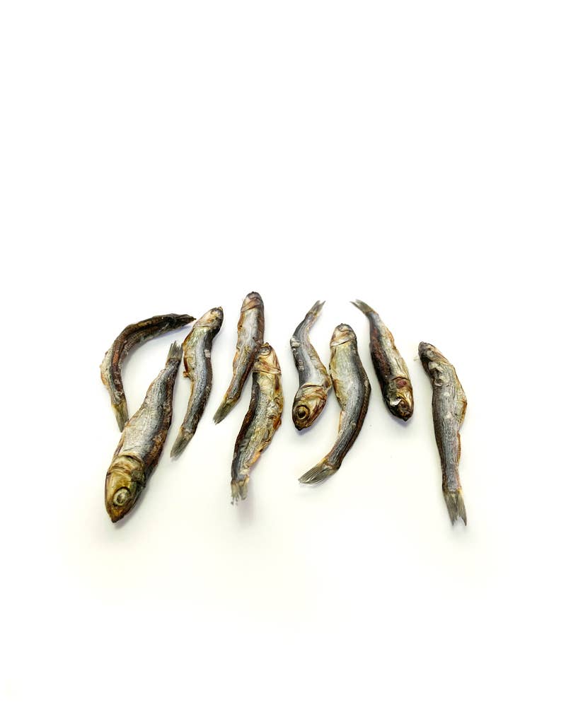 Snack Natural de Anchova Inteira do Atlântico para Cães e Gatos