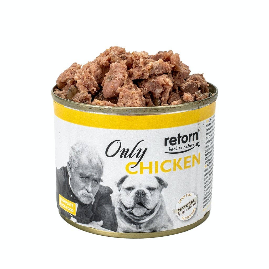 Ração Húmida 100% Natural para Cães com Frango - 185 Gr