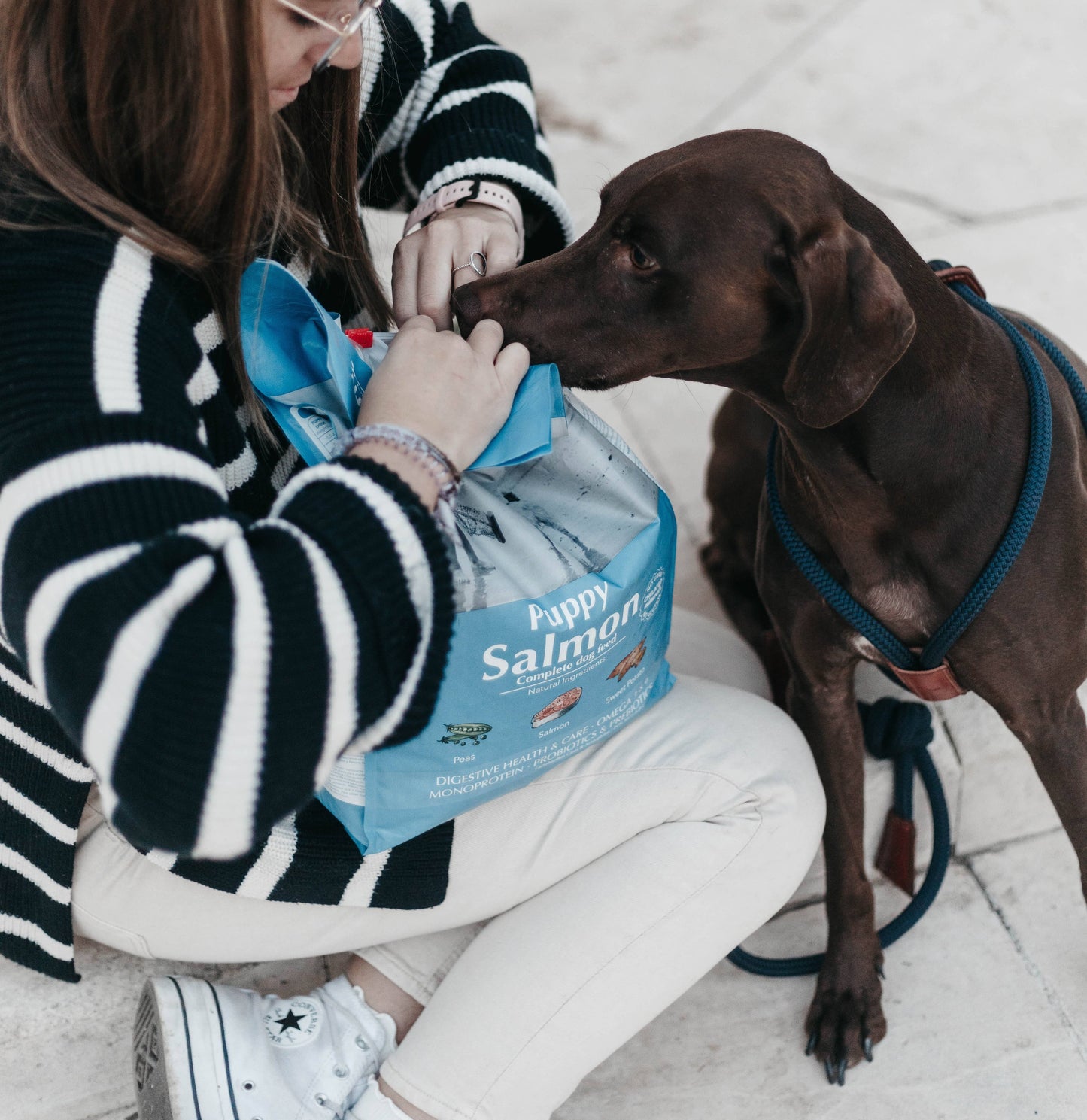 Ração Seca 100% Natural Para Cachorros de Salmão