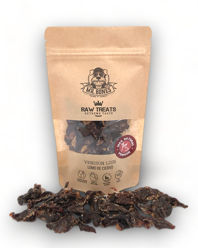 Raw Treats de Veado - Snack 100% Natural para Cães e Gatos